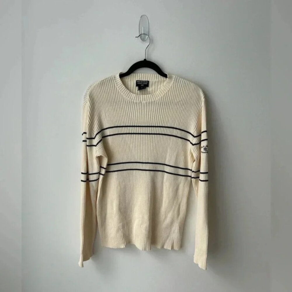 Polo Ralph Lauren black label ribbed knit sweater